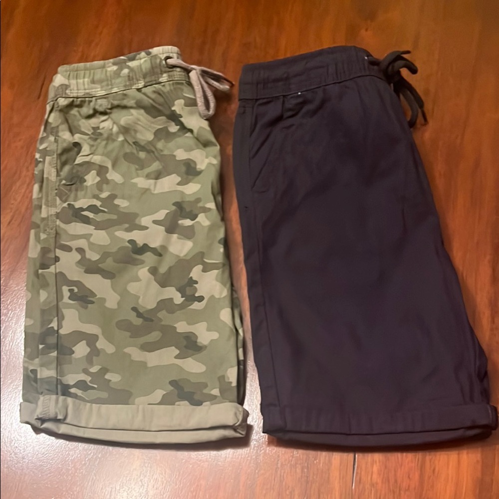 Kids Camouflage and Black Shorts Set, Boys 12, NWOT